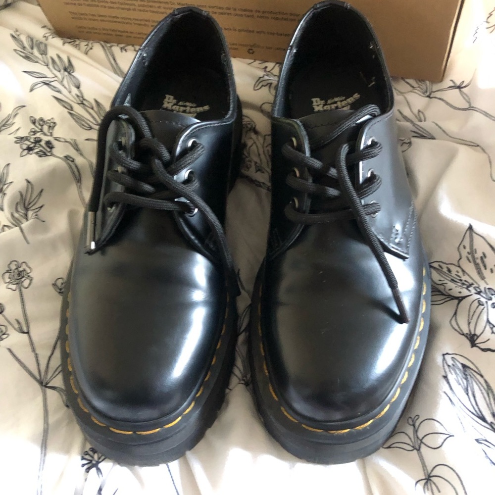 Dr. Martens 1461 platform loafers smooth leather